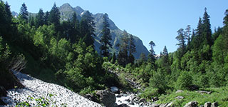 Тропа к Санчарским водопадам Ущелье Санчаро 3